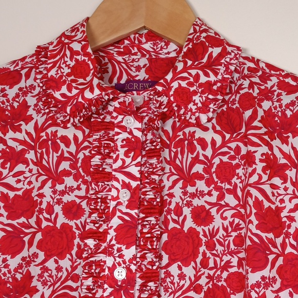 J. Crew x Liberty of London Sambourne Cropped garçon Shirt - Picture 4 of 11